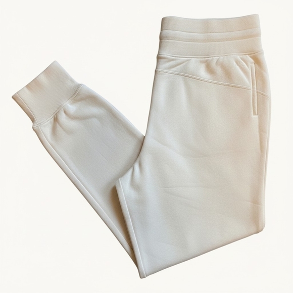 Lauren Ralph Lauren Pants - NWT Lauren Ralph Lauren Cream Fleece Jogger Sweatpants |  Size L